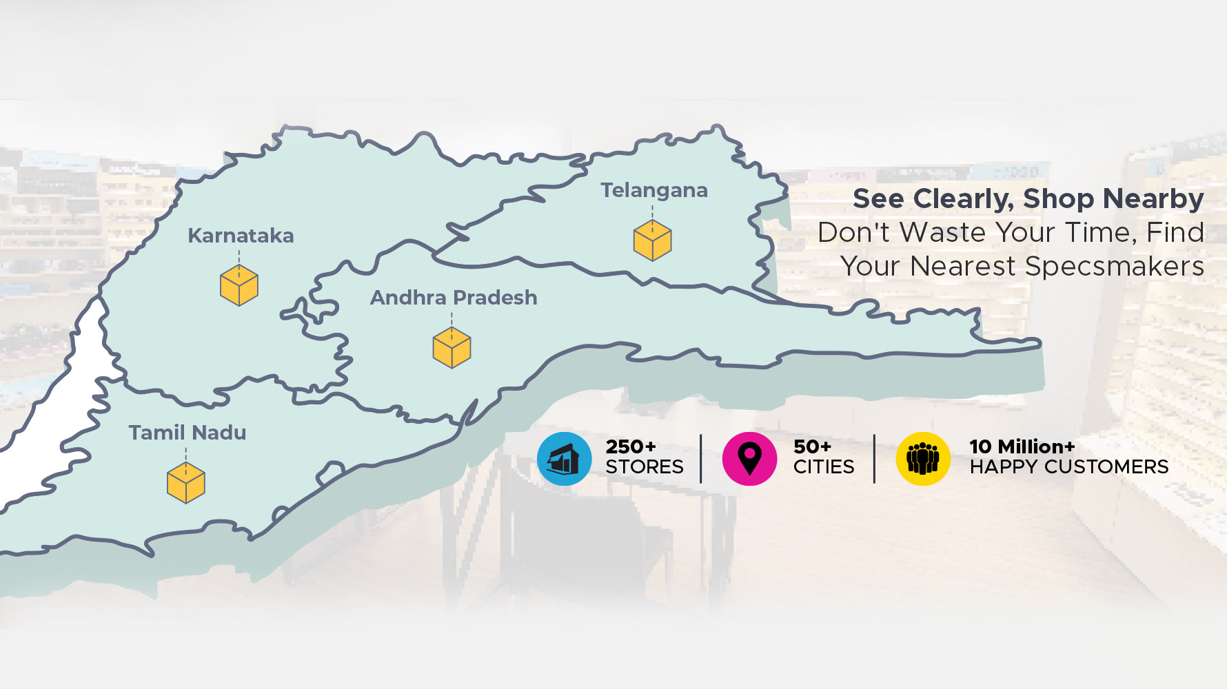 See Clearly, Shop Nearby: Don't Waste Your Time - Find Your Nearest Specsmakers with Our Easy Locator!