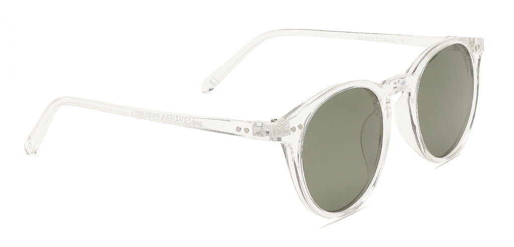 White_Transparent_with_Green_Lens