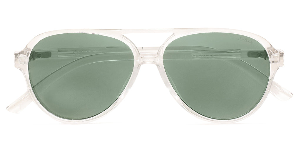 White_Transparent_with_Green_Lens