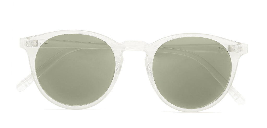 White_Transparent_with_Green_Lens