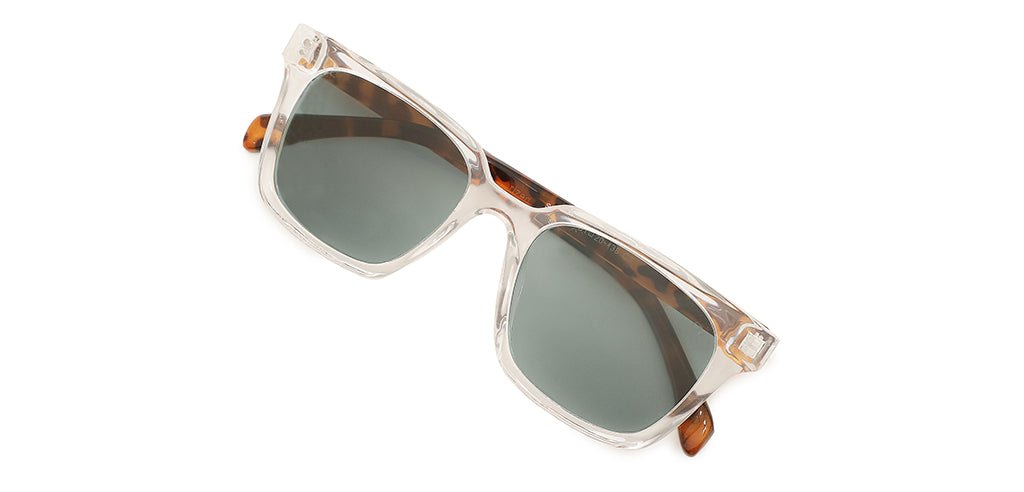 White_Transparent_with_Green_Lens