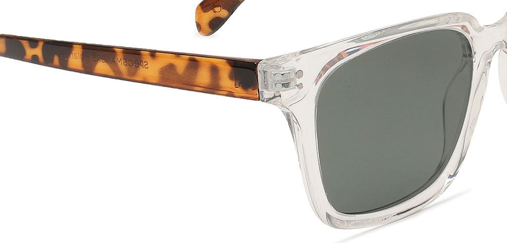 White_Transparent_with_Green_Lens