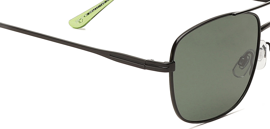 Black_with_Green_Lens