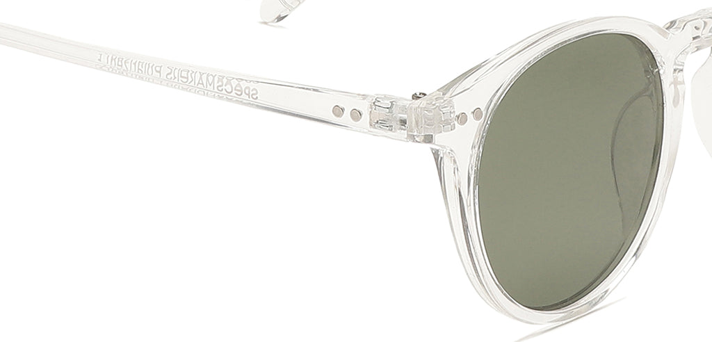 White_Transparent_with_Green_Lens