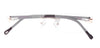 Specsmakers Lightanium Unisex Eyeglasses Rimless Rectangle Large 54 Metal SM XJA2122