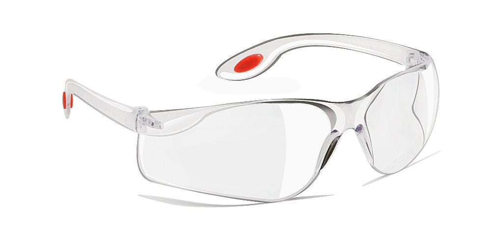 White_Transparent_with_Red_Lens