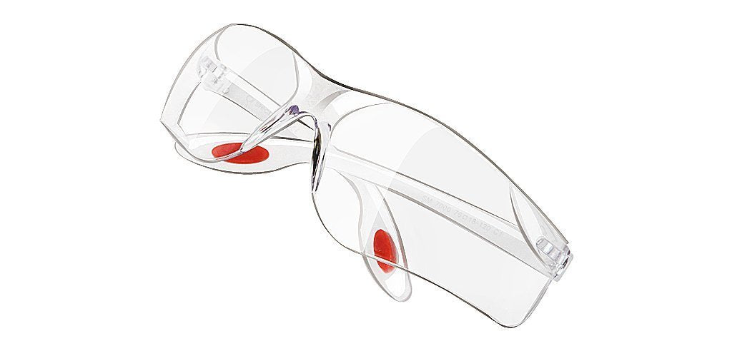 White_Transparent_with_Red_Lens