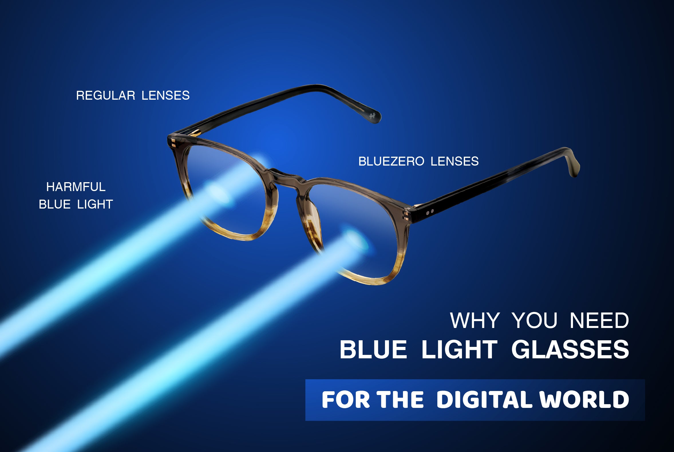  EVEE Square Oversized Anti-Blue Light Glasses For
