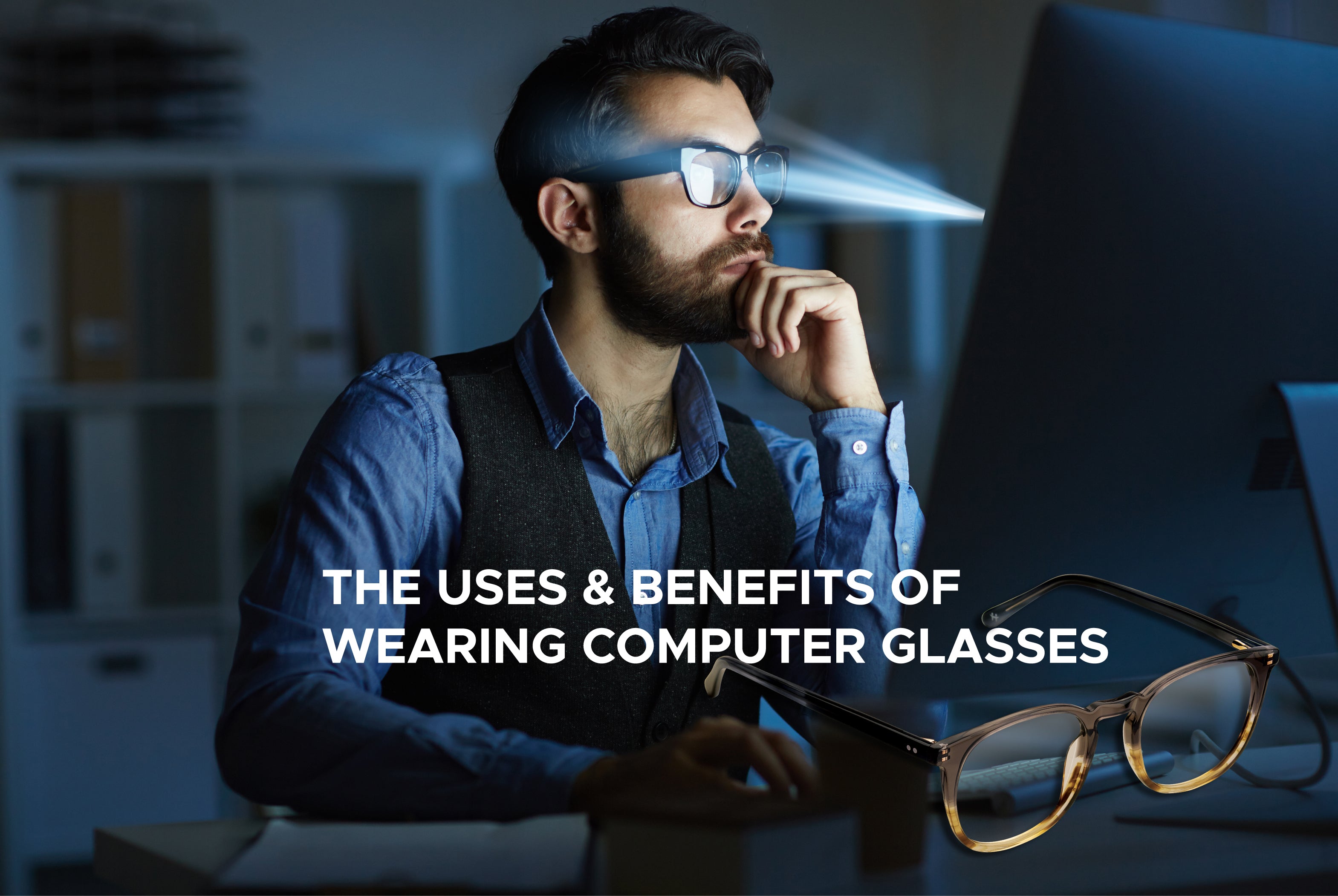 Should I wear sunglasses while using computer?