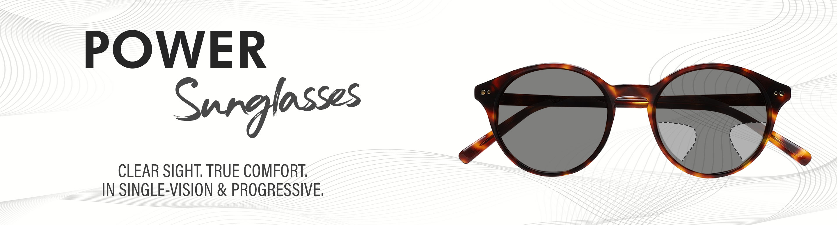 Power of sunglasses sales