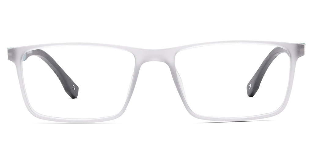 Specsmakers Flex Unisex Eyeglasses Full Frame Rectangle Large 52 TR90 SM  WX7717 Green_Matte_with_Green