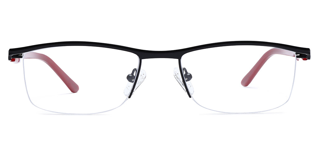 Specsmakers Blue Zero Unisex Computer Glasses Half Frame Rectangle