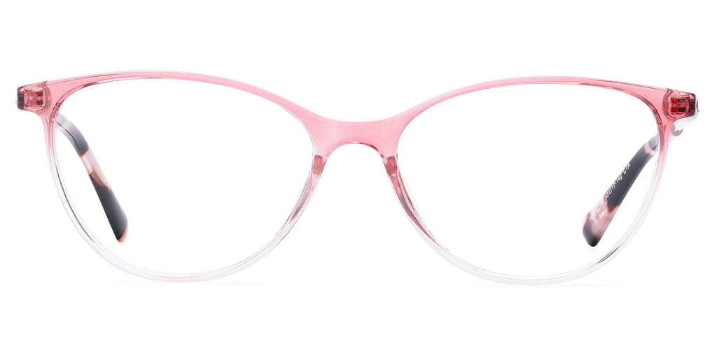 Happster Women Eyeglasses Full Frame Cateye Medium 50 TR90 SM