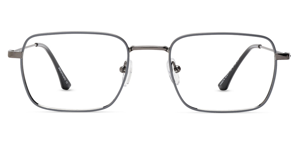 Maker's様 Specsmakers Blue Zero Unisex Computer Glasses Full Frame Rectangle