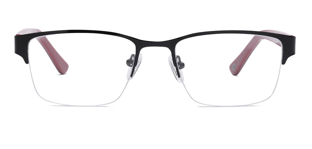 Specsmakers Blue Zero Unisex Computer Glasses Half Frame Rectangle Med ...