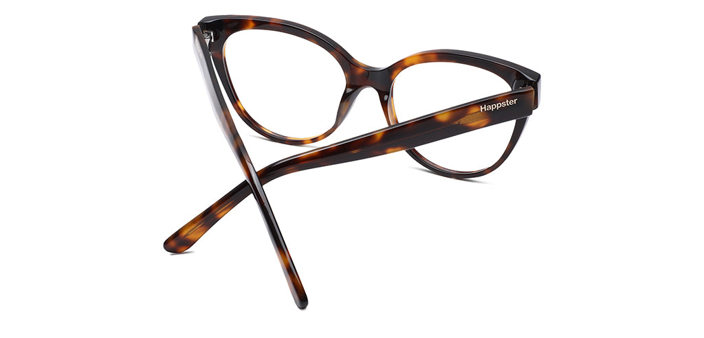 Happster Women Eyeglasses Full Frame Cateye Medium 51 Acetate SM