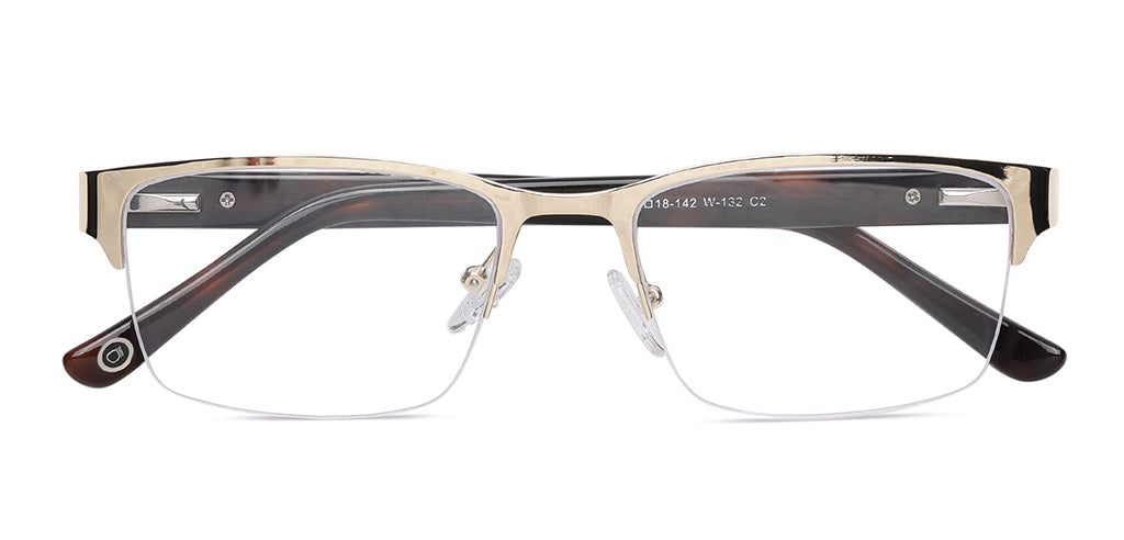 Specsmakers Signa Unisex Eyeglasses Half Frame Rectangle