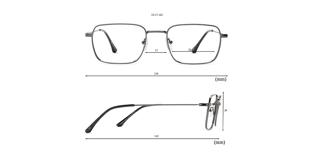 Specsmakers Blue Zero Unisex Computer Glasses Full Frame Rectangle