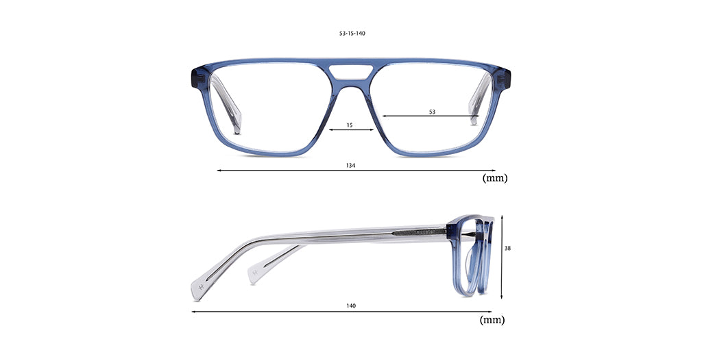 Grab Happster Unisex Rectangle Eyeglasses – Full Frame Acetate