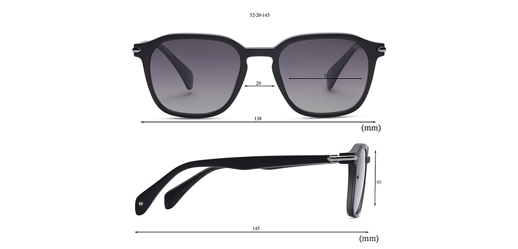 Happster Polarized Unisex sunglasses Full Frame Square Large