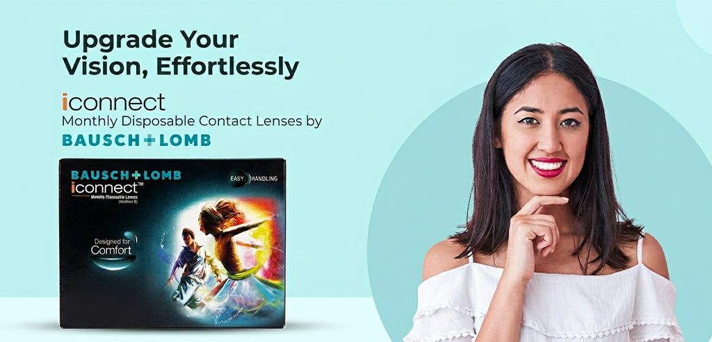 iconnect Monthly Spherical Power Contact Lenses - 6 Lens Pack