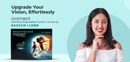 iconnect Monthly Spherical Power Contact Lenses - 6 Lens Pack