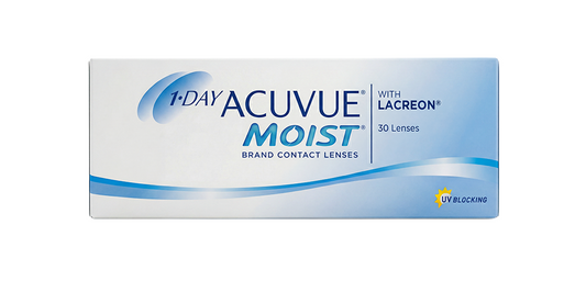 Johnson & Johnson Acuvue® Moist Daily Spherical Clear Base Curve 8.50 Contact Lenses - 30 Lenses/Pack