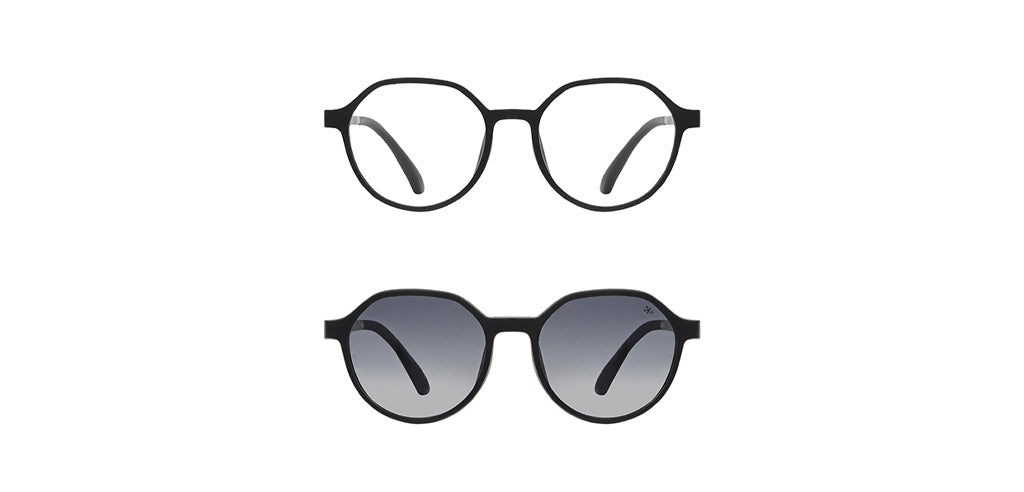 Full Frame Geometric Ultem Eyeglasses