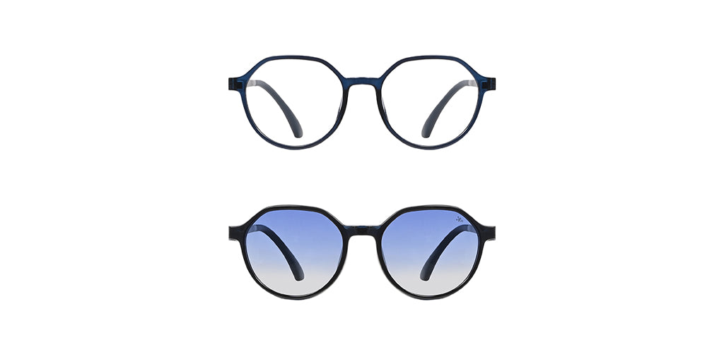 Full Frame Geometric Ultem Eyeglasses