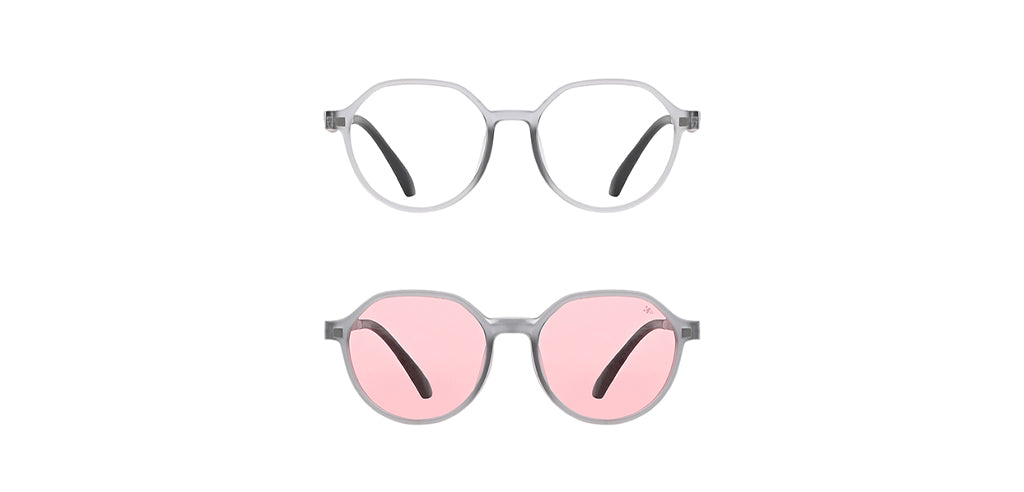 Full Frame Geometric Ultem Eyeglasses