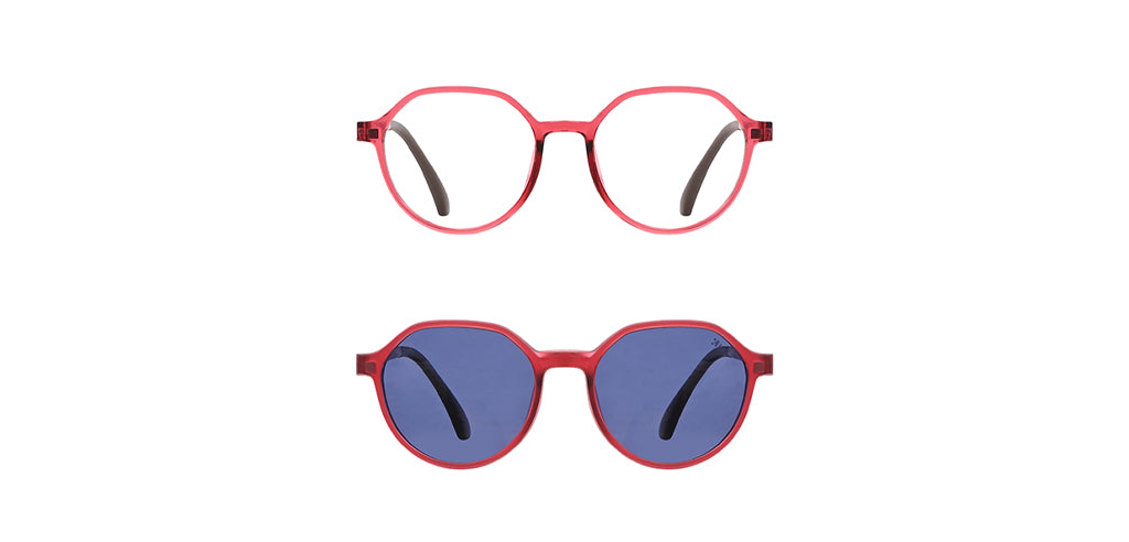 Full Frame Geometric Ultem Eyeglasses