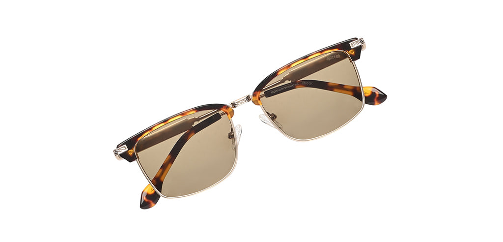 Unisex Half Frame Pilot Eyeglasses 52 Metal | Specsmakers