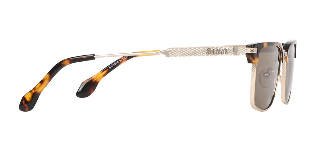 Unisex Half Frame Pilot Eyeglasses 52 Metal | Specsmakers