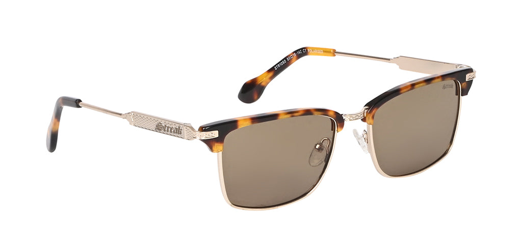 Unisex Half Frame Pilot Eyeglasses 52 Metal | Specsmakers