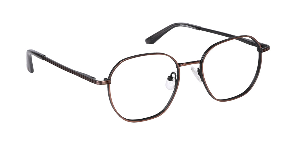 Specsmakers Core Blue Zero Unisex Computer Glasses Full Frame Geometri ...