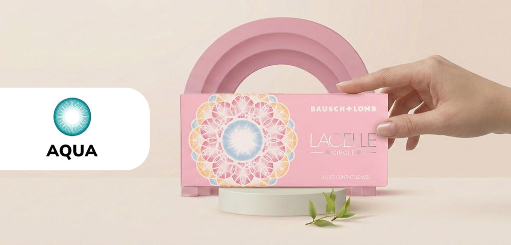 Lacelle Circle Monthly Zero Power Color Contact Lenses - 2 Lens Pack