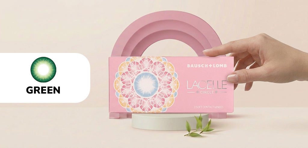 Lacelle Circle Monthly Power Color Contact Lenses - 1 Lens Pack