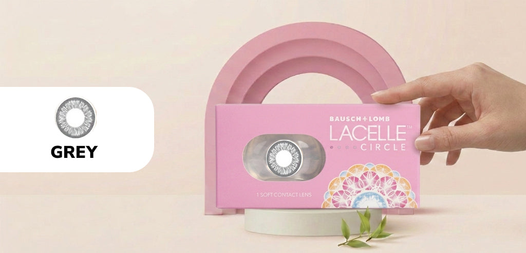Lacelle Circle Monthly Power Color Contact Lenses - 1 Lens Pack
