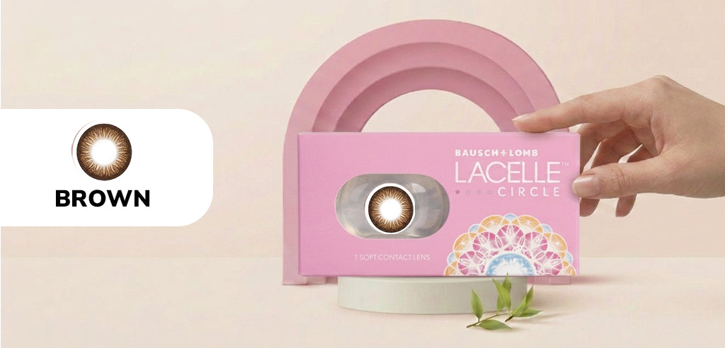 Lacelle Circle Monthly Power Color Contact Lenses - 1 Lens Pack