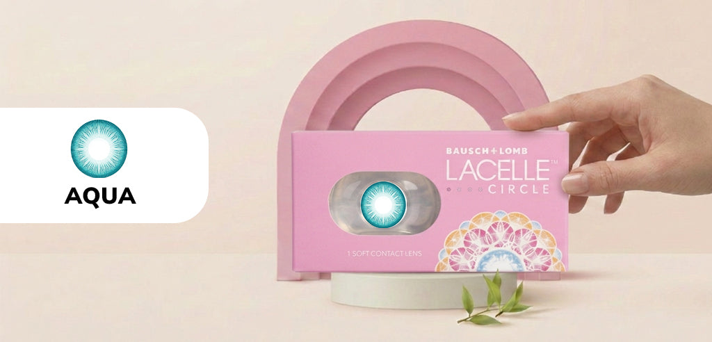 Lacelle Circle Monthly Power Color Contact Lenses - 1 Lens Pack