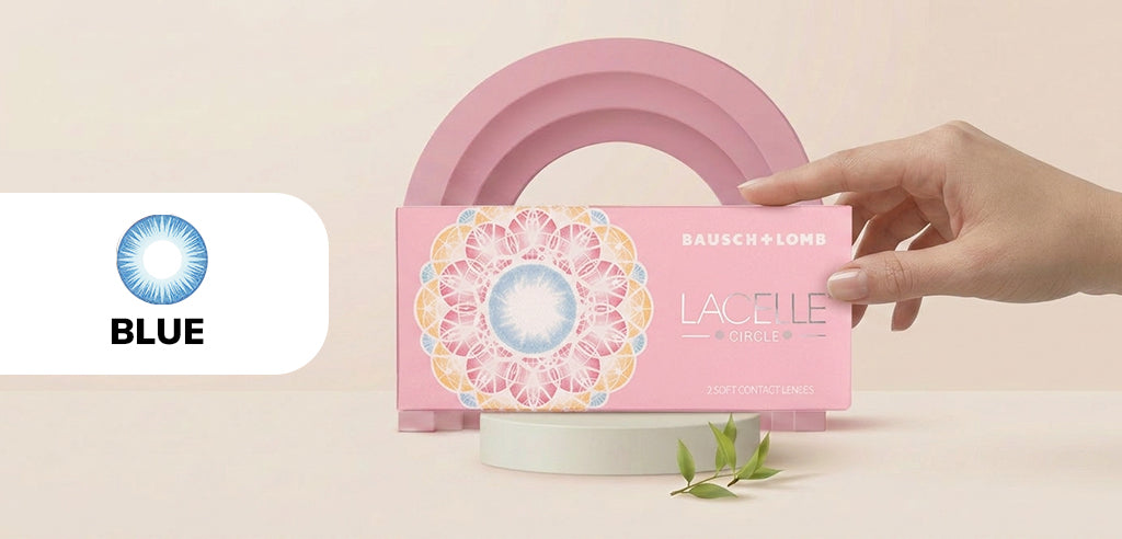 Lacelle Circle Monthly Zero Power Color Contact Lenses - 2 Lens Pack