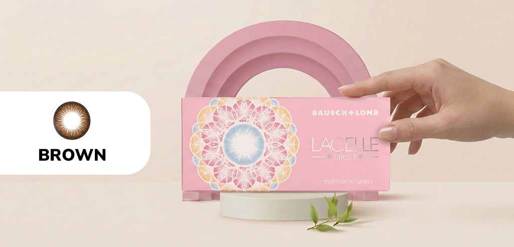 Lacelle Circle Monthly Zero Power Color Contact Lenses - 2 Lens Pack