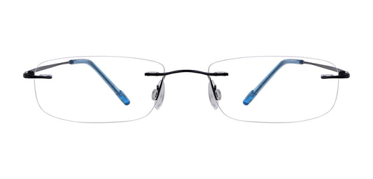 Rimless Rectangle Metal Eyeglasses