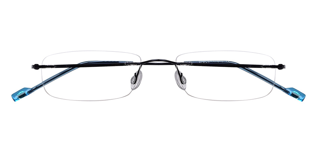 Rimless Rectangle Metal Eyeglasses
