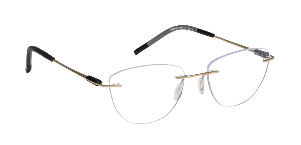 rimless glasses ladies spectacles frame design
