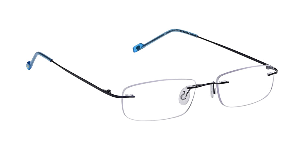 Rimless Rectangle Metal Eyeglasses