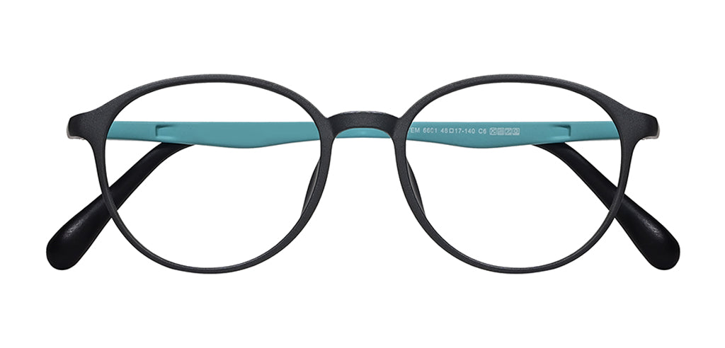 Full Frame Round Ultem Computer Glasses