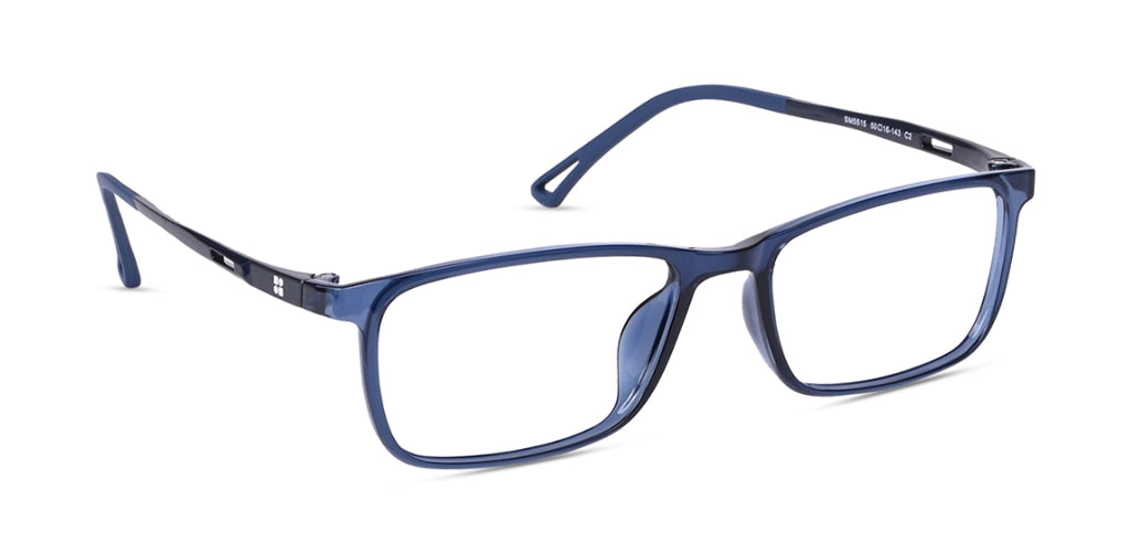 Computer Glasses Rectangular Frame Specsmakers Blue Zero Unisex Computer Glasses Full Frame Rectangle Sma ...