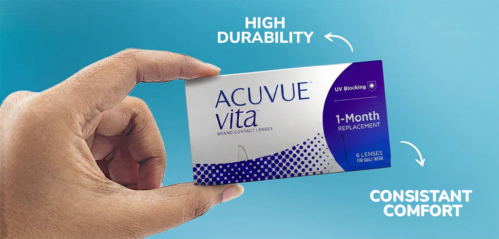 Johnson & Johnson Acuvue® Vita® Monthly Spherical Clear Base Curve 8.40 Contact Lenses - 6 Lenses/Pack