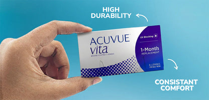 Johnson & Johnson Acuvue® Vita® Monthly Spherical Clear Base Curve 8.40 Contact Lenses - 6 Lenses/Pack